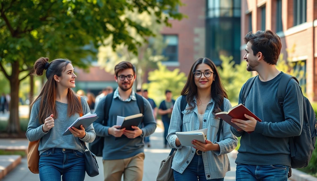 Organized study materials and learning resources spread across a desk