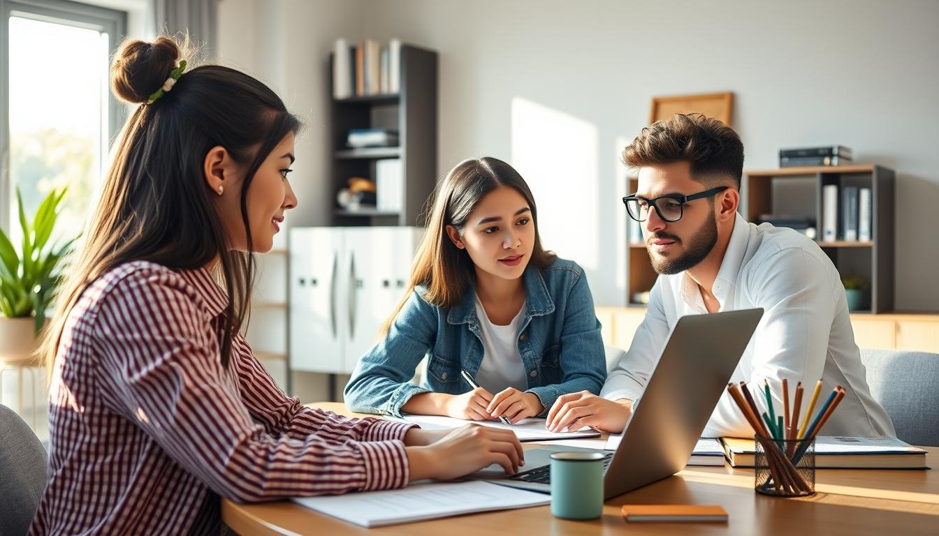 Student developing practical and academic skills